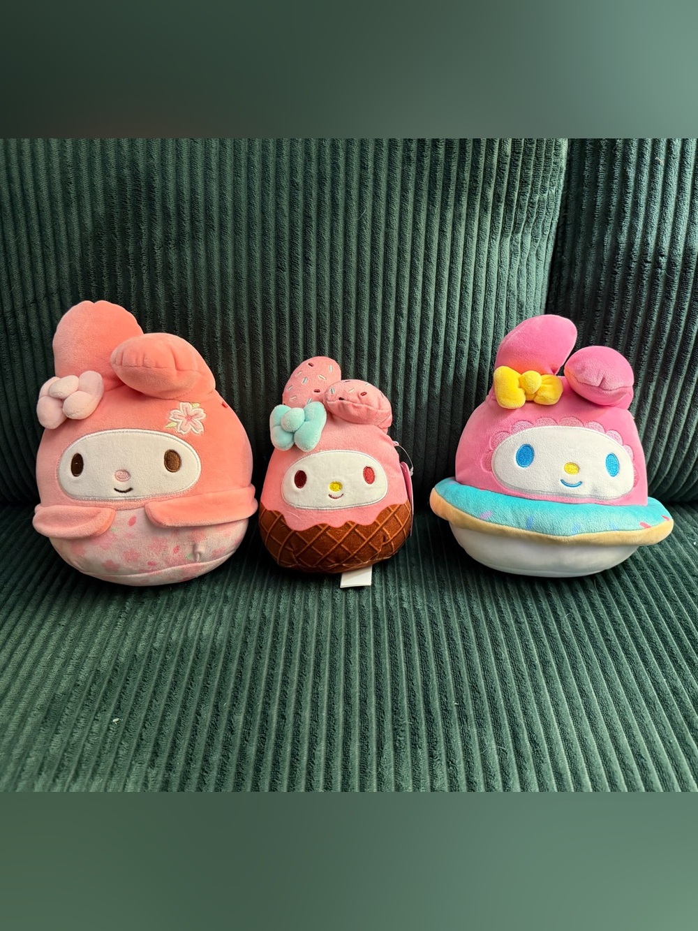 Sanrio My Melody Plush Toys- bundle of 3